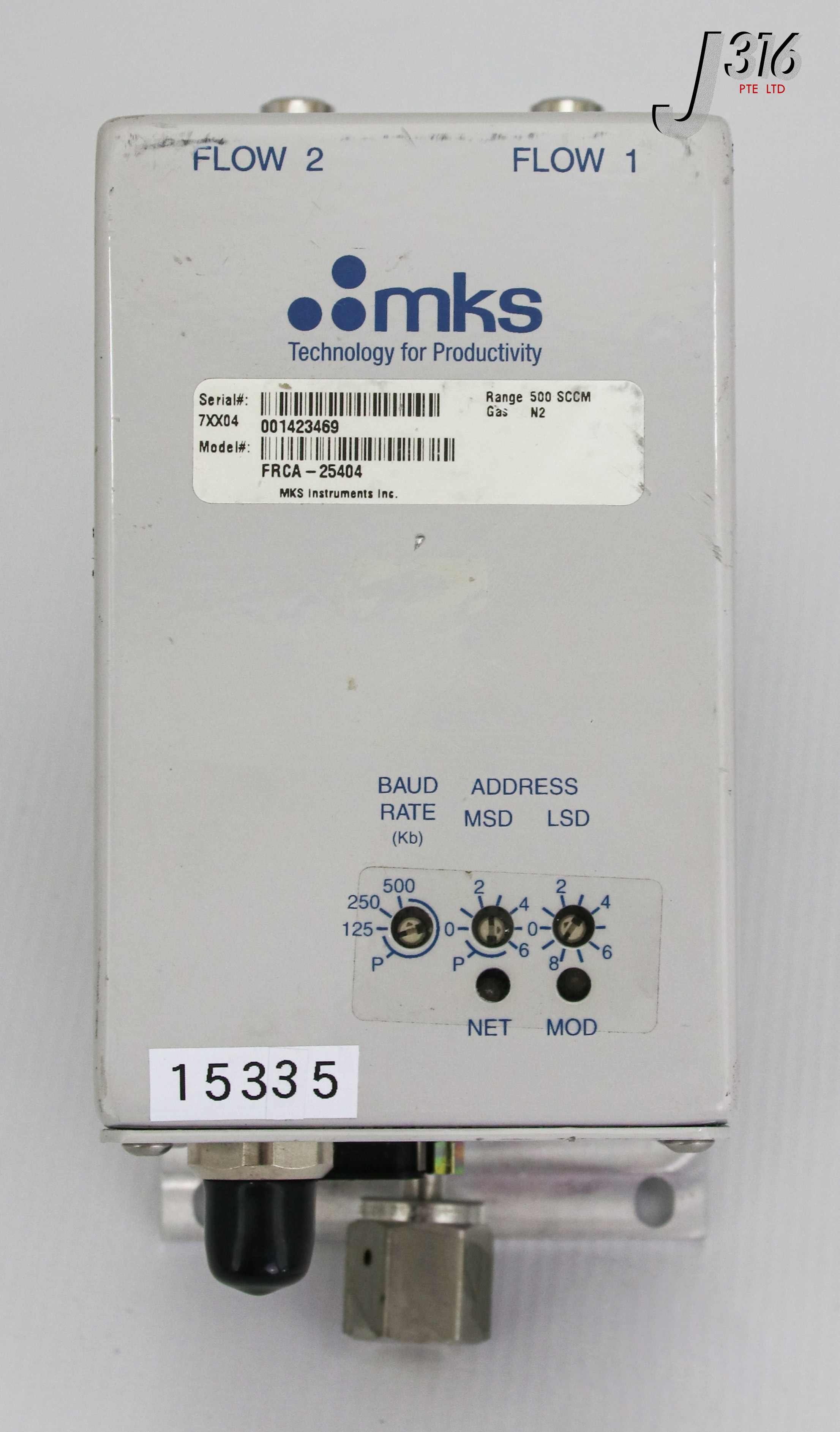 カム 15335 MKS DELTA FLOW RATIO CONTROLLER,500 SCCM FRCA-25404 | eBay